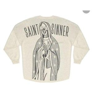 Unisex Large Spirit Jersey Sweater Saint Or Sinner Sold Out  Los Angeles